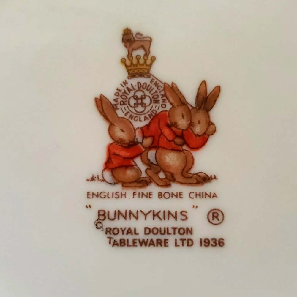 Vintage Royal Doulton Bunnykins Tableware LTD 1936 English Fine Bone China Mug - Picture 3 of 4